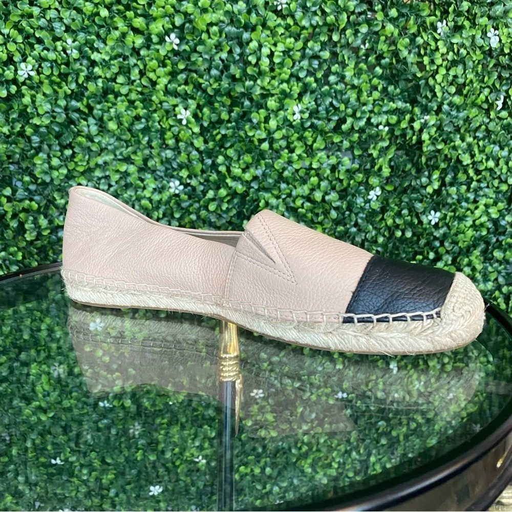 M57 Michael Kors Kendrick Leather Slip-On Espadrille